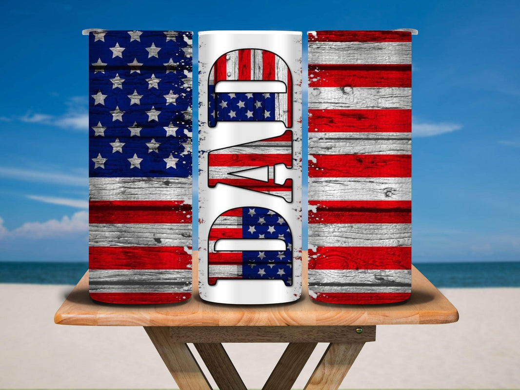 All American Dad Flag 20oz Tumbler - My Store