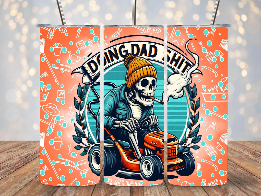 Doing Dad Shit on the Toilet 20oz Funny Tumbler - Multiple options - My Store