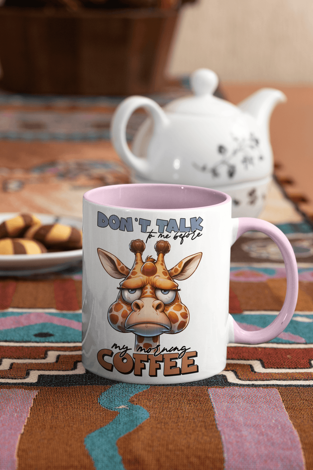 Don't Talk To Me Before I've Had My Coffee - Giraffe Coffee Mug - My Store