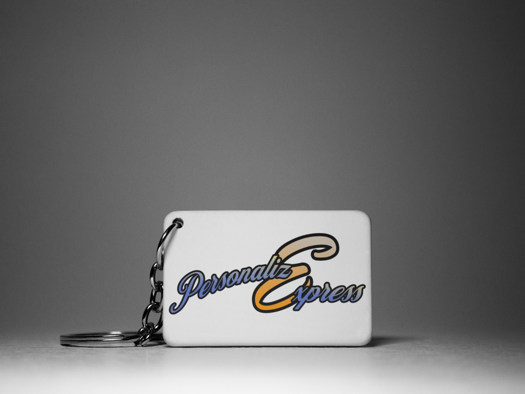 Keychain - Personalized with Logo and/or QR Code image 1