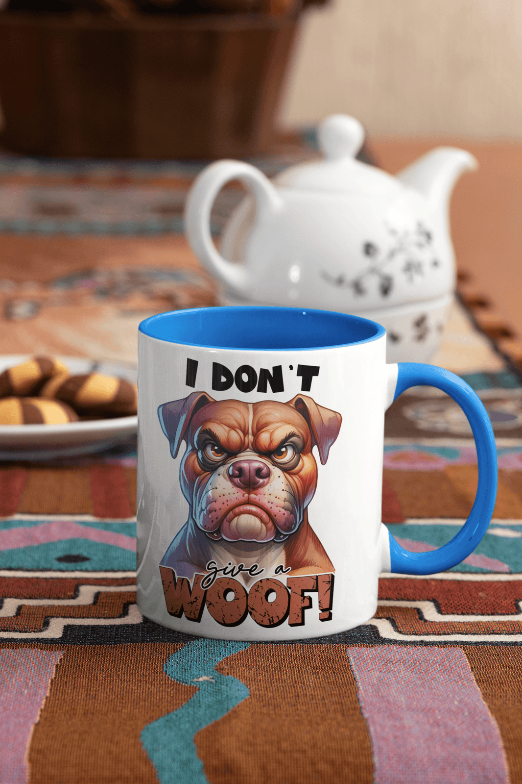 I Don't Give A Woof Coffee Mug | Dog Coffee Cup - My Store