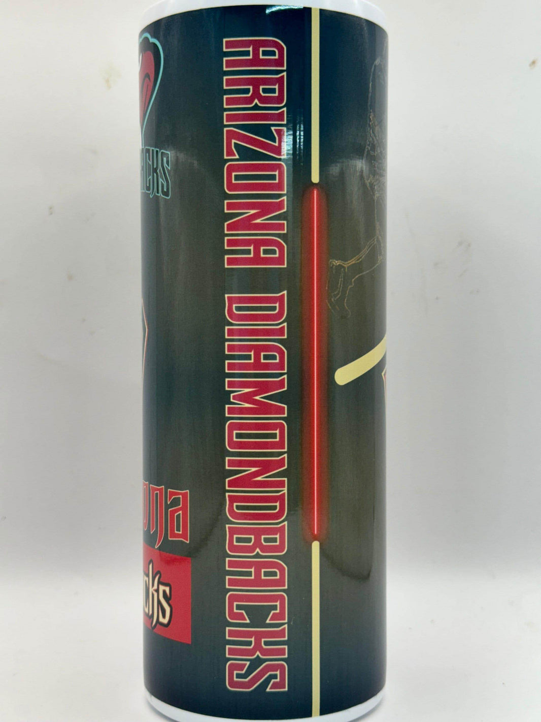 Personalized Arizona Diamondbacks Tumbler 20 oz - Custom MLB Insulated Stainless Steel Travel Cup, Baseball Fan Gift - My Store