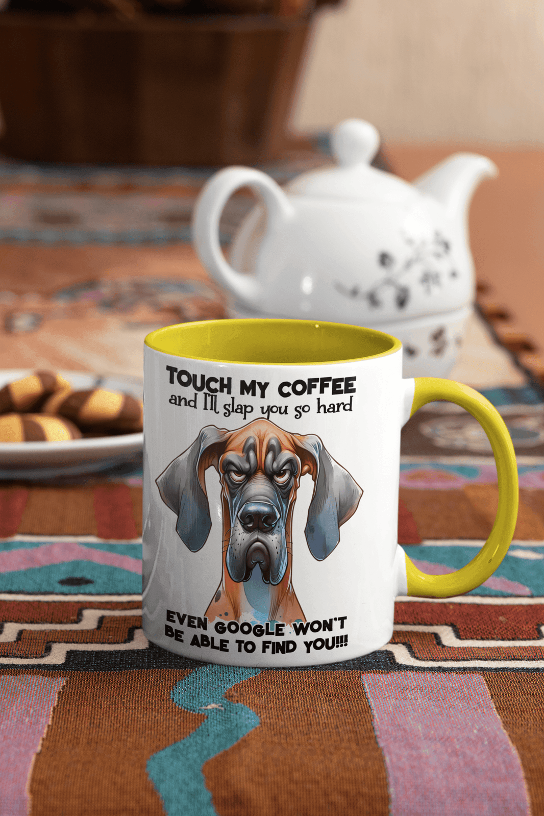 Touch My Coffee and Google Won't Be Able to Find You 10oz Mug| Grumpy Dog - My Store