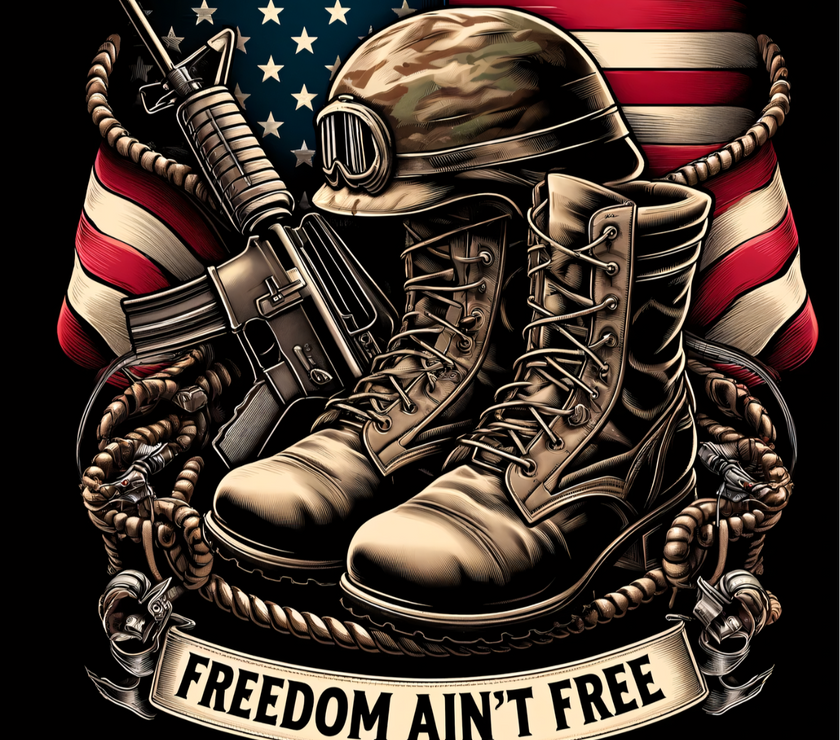 Powerful Freedom Ain't Free - Unisex Shirt image 1