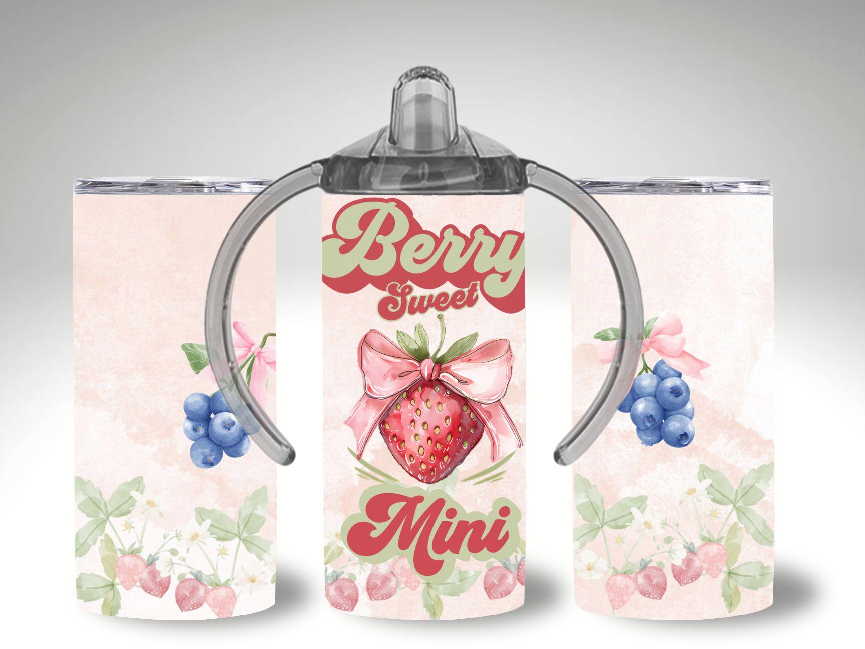 Berry Sweet Mama and Mini Matching Tumblers Set - 20 oz Tumbler & 12 oz Sippy Cup - Mom and Child Drinkware Gift - My Store