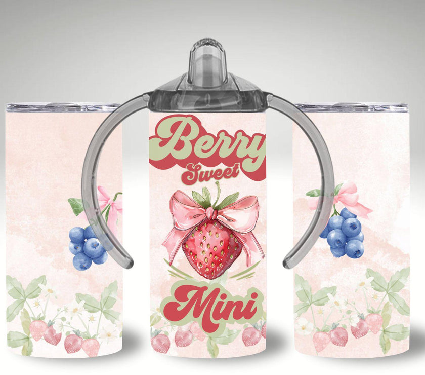 Berry Sweet Mama and Mini Matching Tumblers Set - 20 oz Tumbler & 12 oz Sippy Cup - Mom and Child Drinkware Gift - My Store