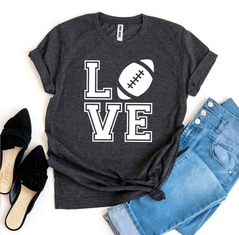 Love Football T-Shirt image 5