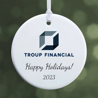 Custom Logo Christmas Ornament - 1 sided Design image 1