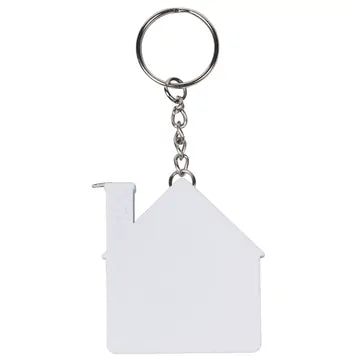 3 Foot House Shaped Key Ring designed with your logo image 2