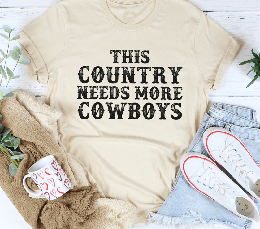 This Country Needs More Cowboys T-Shirt image 3