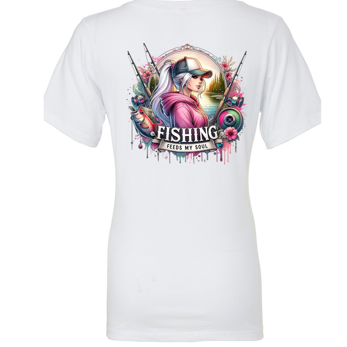 Fishing Feeds My Soul | Women's T-shirt