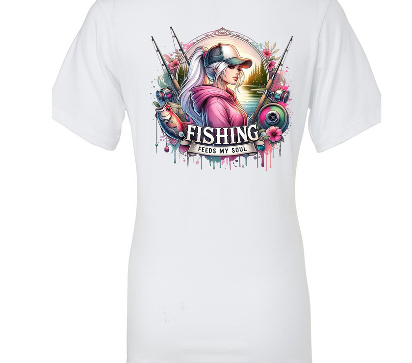 Fishing Feeds My Soul | Women's T-shirt