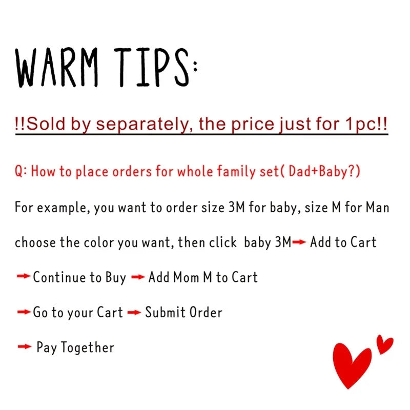 Mom Dad Me Family Matching Outfits Father Daughter Son Clothes Look Tshirt image 1