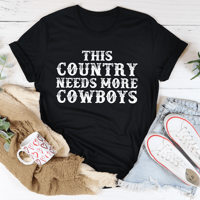 This Country Needs More Cowboys T-Shirt image 2