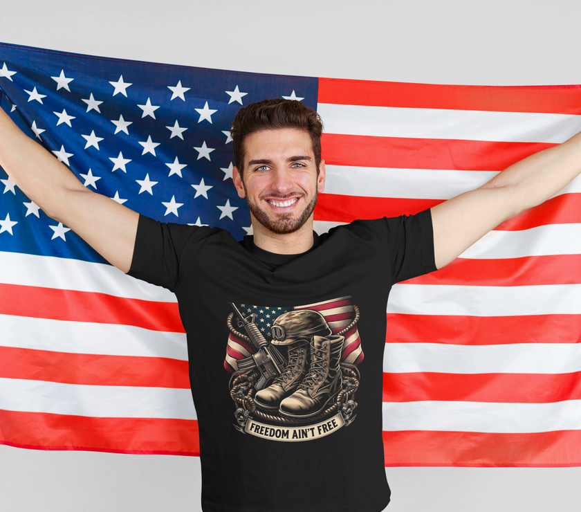 Powerful Freedom Ain't Free - Unisex Shirt image 0