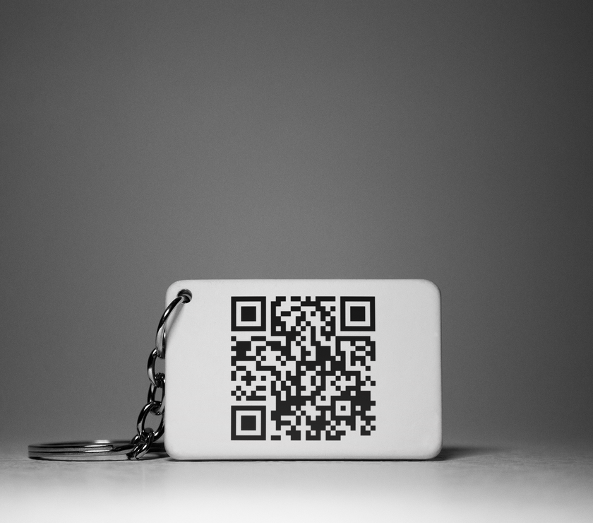 Keychain - Personalized with Logo and/or QR Code image 3