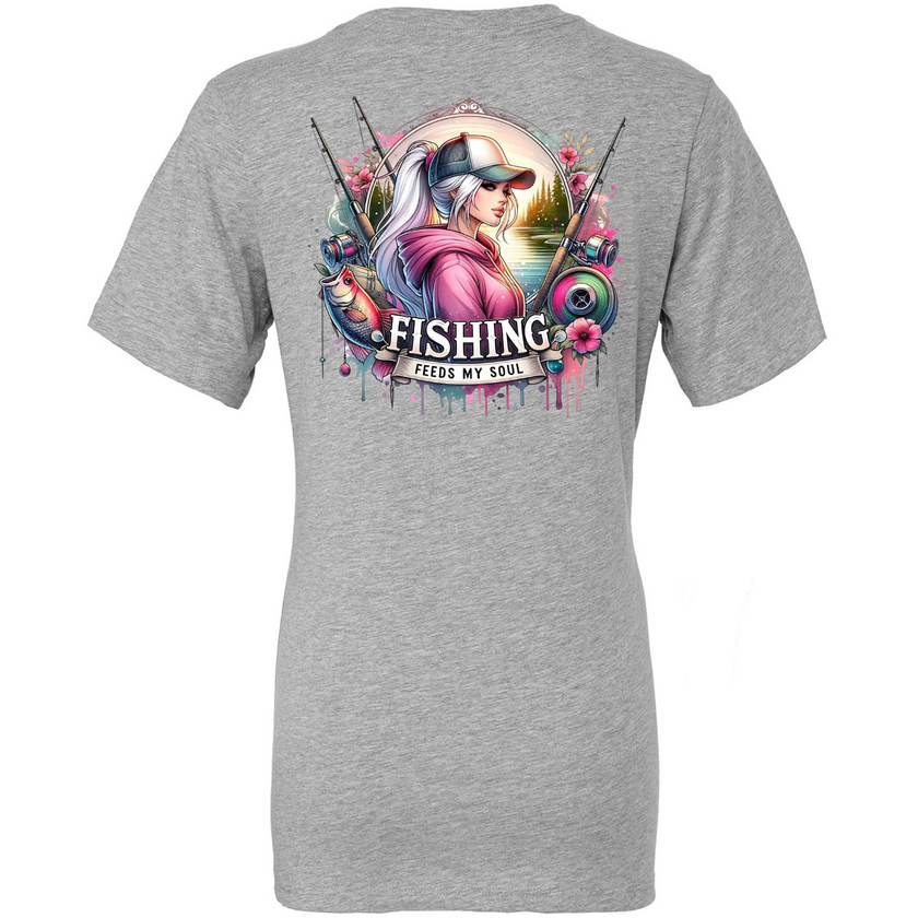 Fishing Feeds My Soul | Women's T-shirt