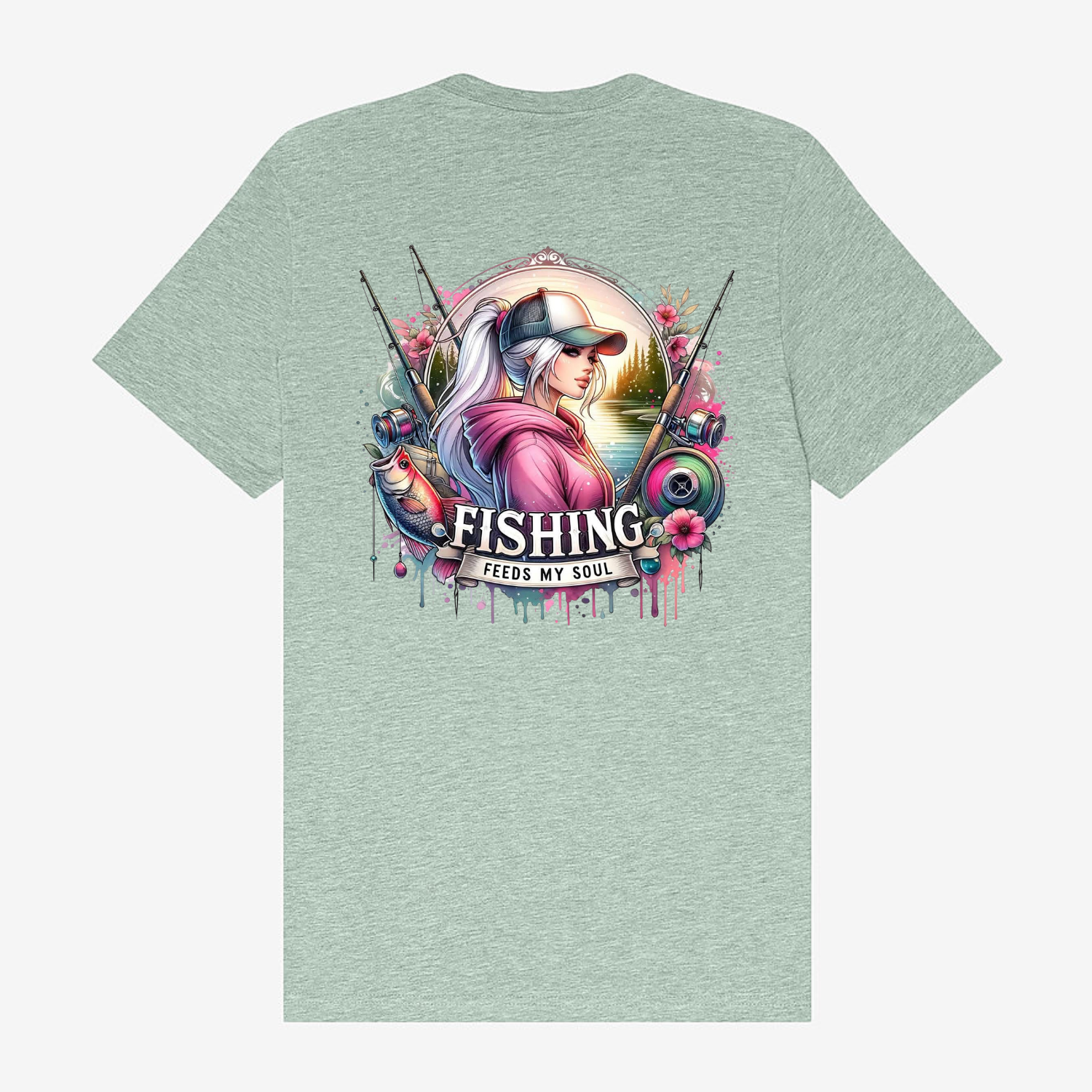 Fishing Feeds My Soul | Women's T-shirt