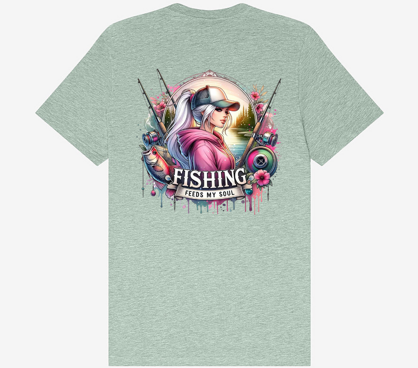 Fishing Feeds My Soul | Women's T-shirt