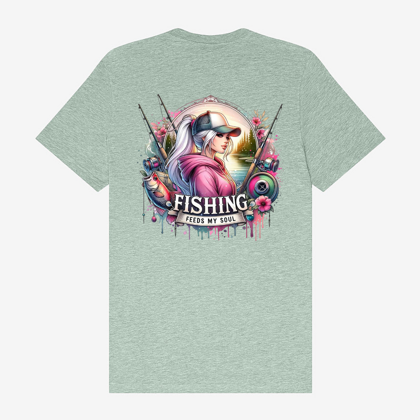 Fishing Feeds My Soul | Women's T-shirt