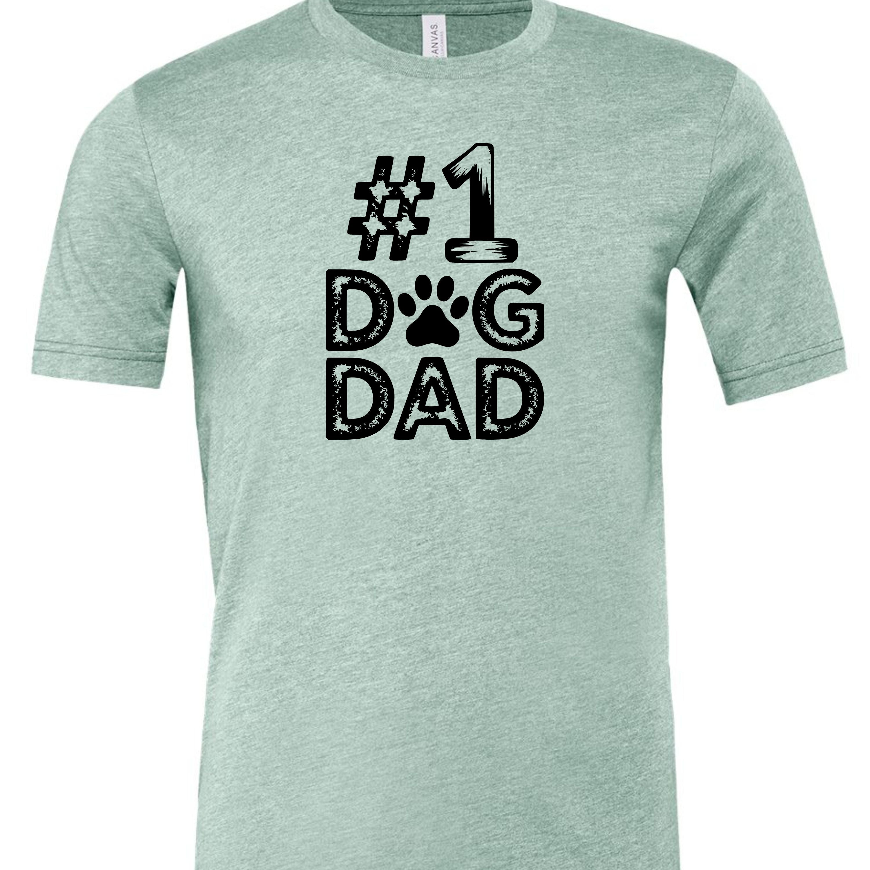 #1 Dog Dad | Distressed Men's T-Shirt