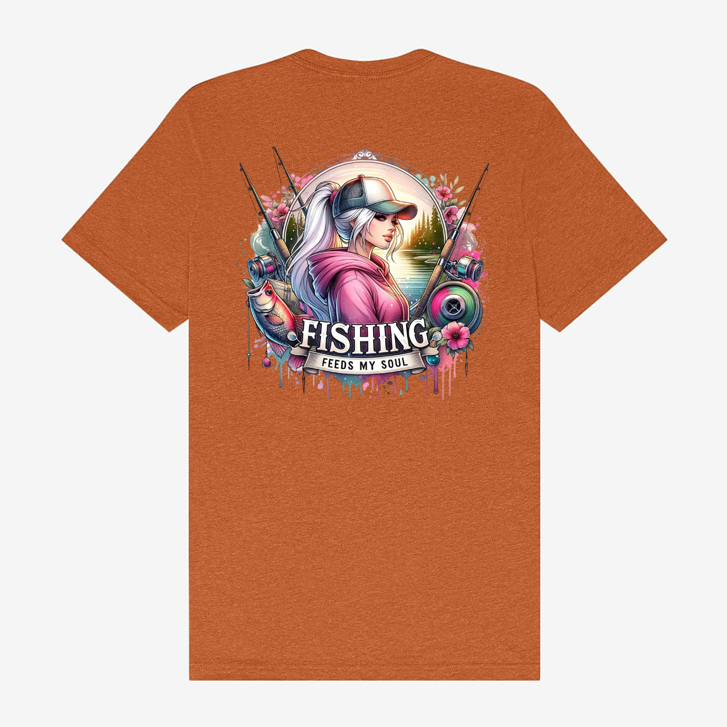 Fishing Feeds My Soul | Women's T-shirt