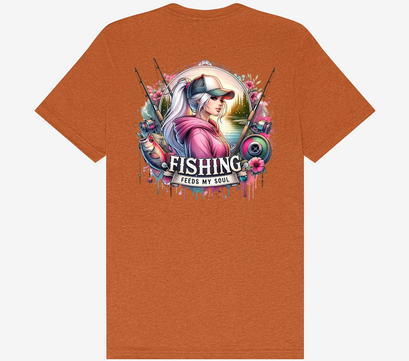 Fishing Feeds My Soul | Women's T-shirt