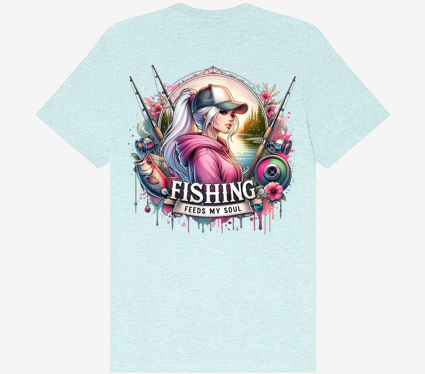 Fishing Feeds My Soul | Women's T-shirt