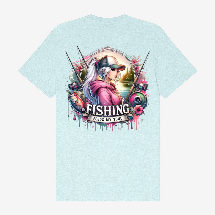 Fishing Feeds My Soul | Women's T-shirt