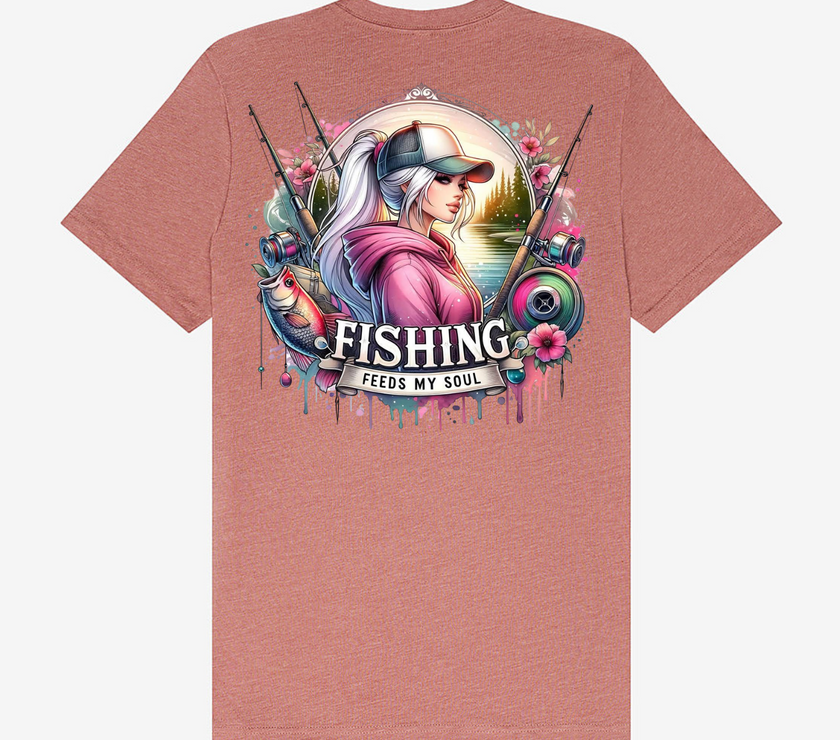 Fishing Feeds My Soul | Women's T-shirt