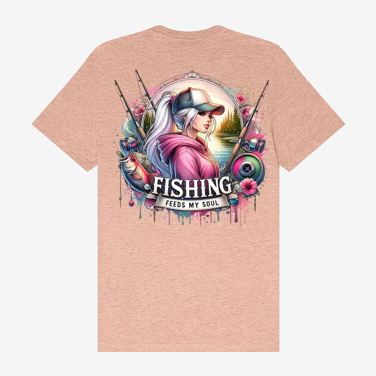 Fishing Feeds My Soul | Women's T-shirt