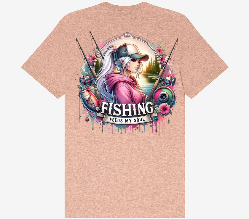 Fishing Feeds My Soul | Women's T-shirt