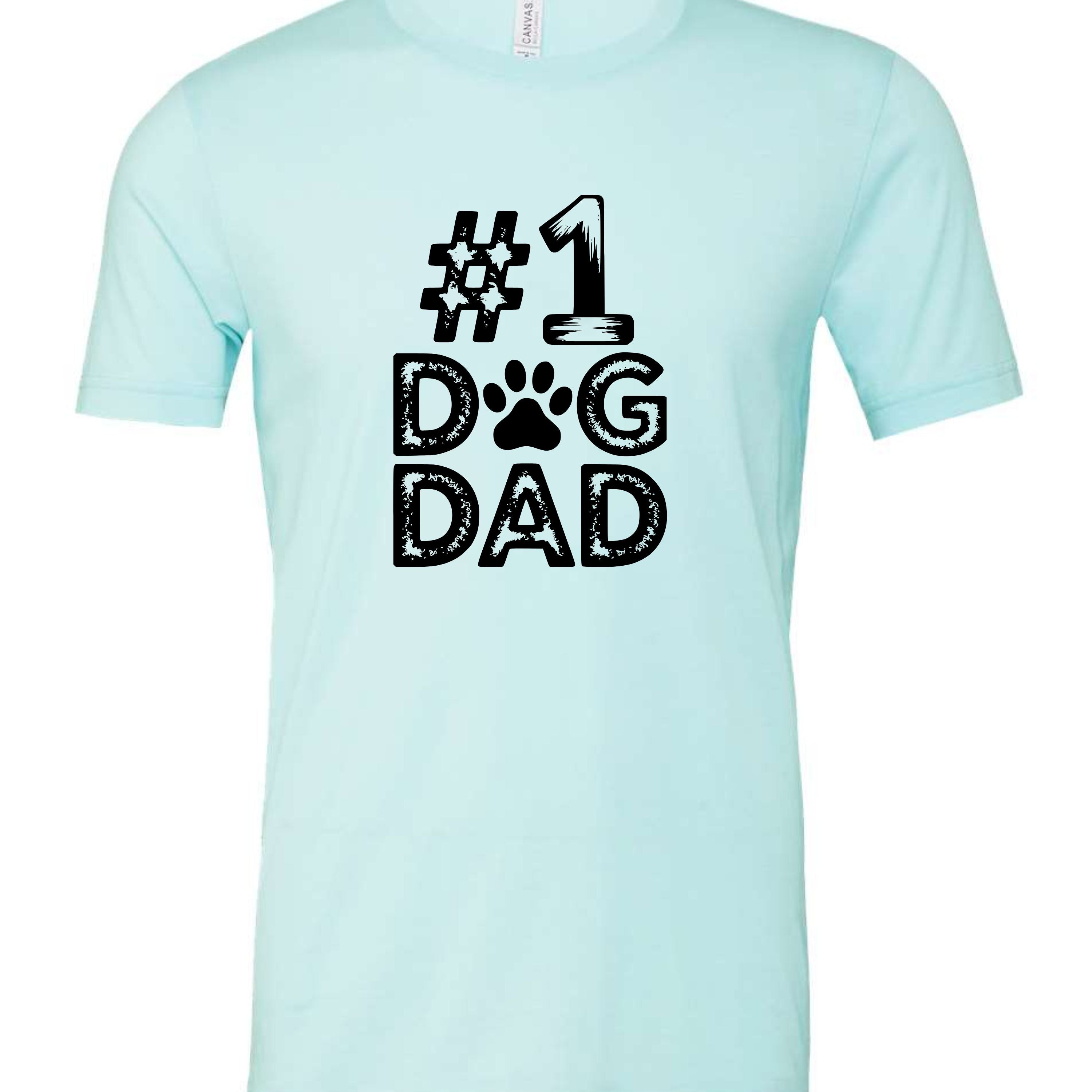 #1 Dog Dad | Distressed Men's T-Shirt