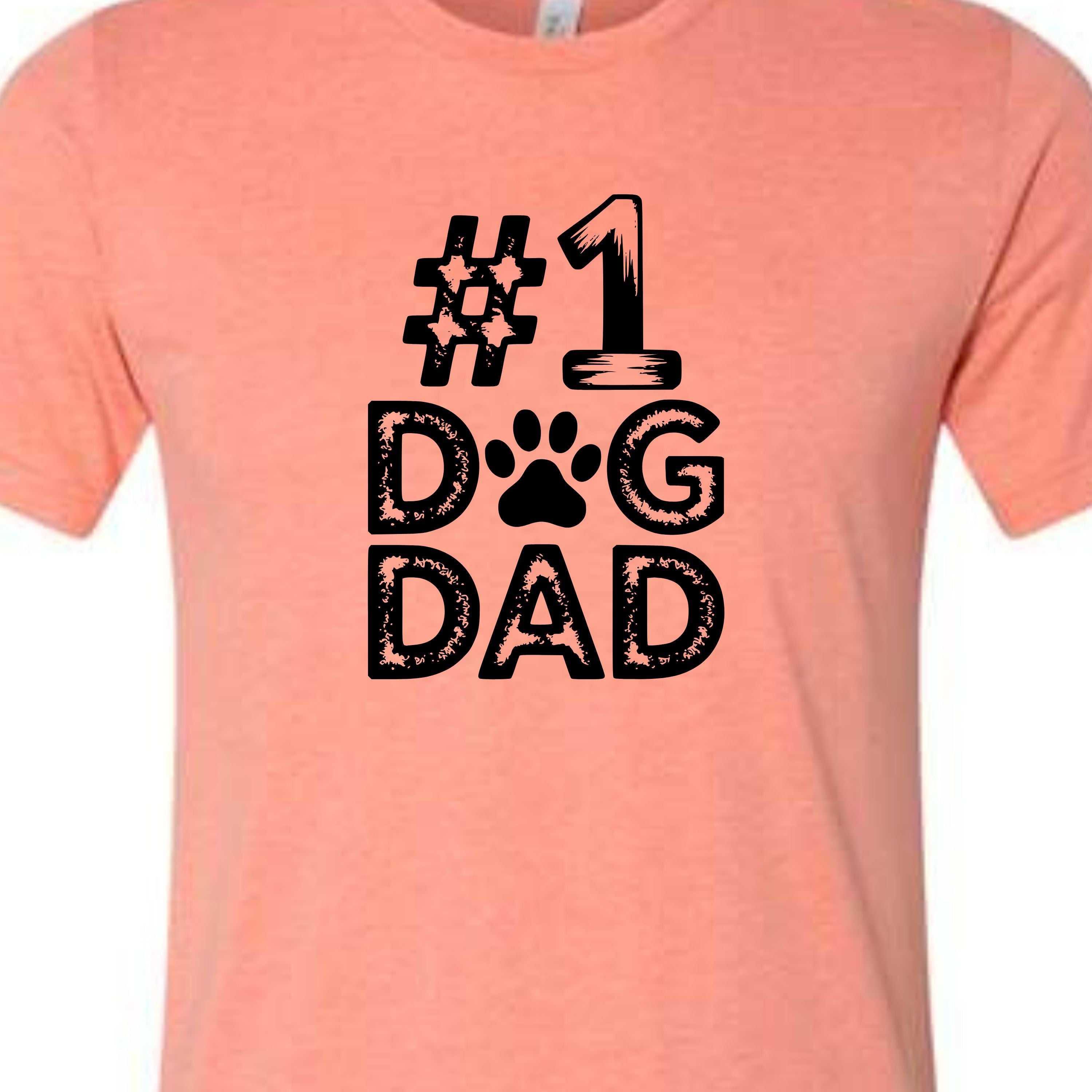 #1 Dog Dad | Distressed Men's T-Shirt