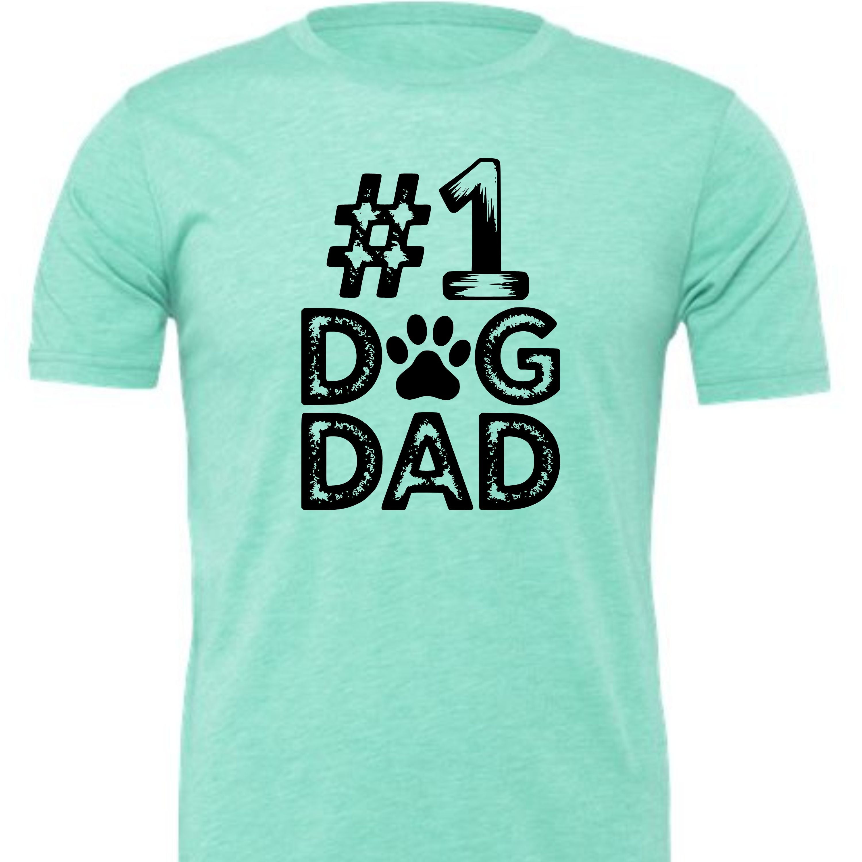 #1 Dog Dad | Distressed Men's T-Shirt