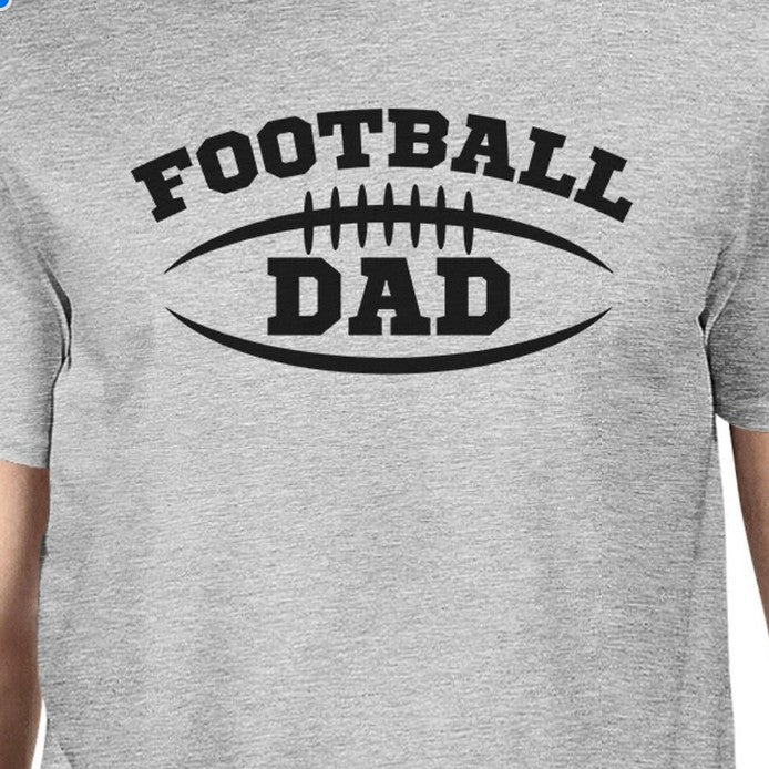 Football Dad Men's Graphic T-Shirt for Dad Design Tee