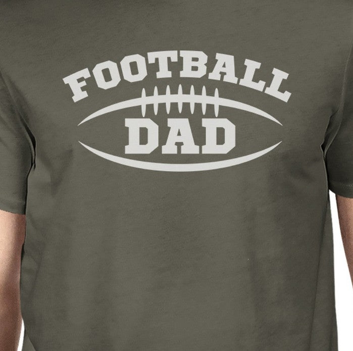 Football Dad Men's Graphic T-Shirt for Dad Design Tee