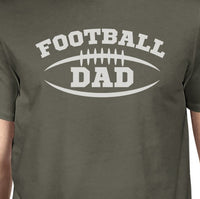 Football Dad Men's Graphic T-Shirt for Dad Design Tee