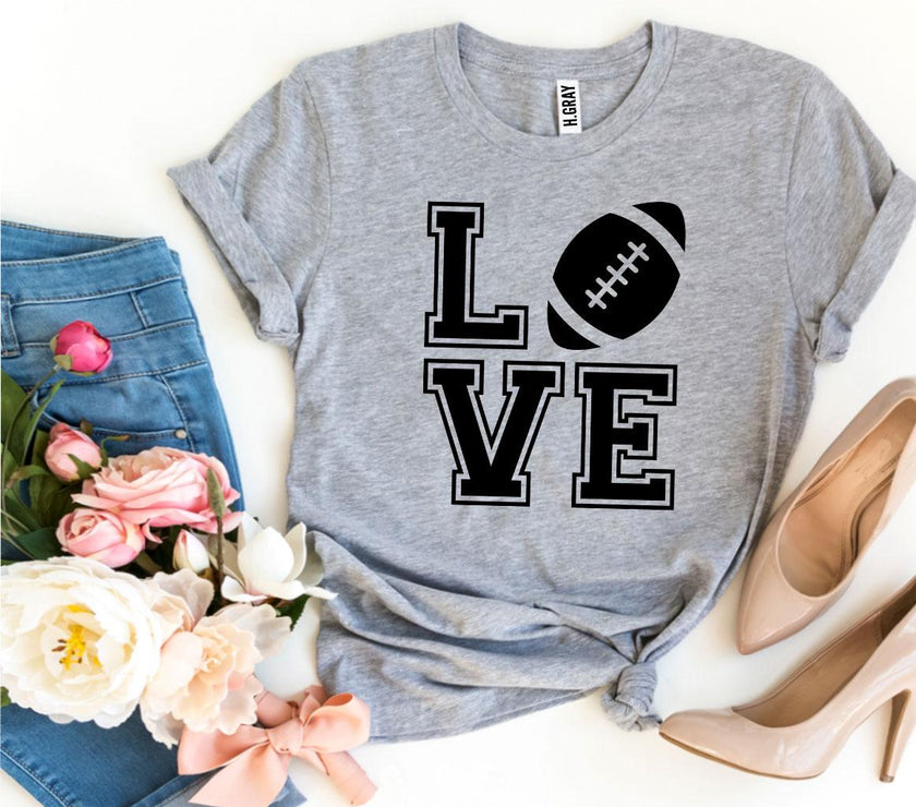 Love Football T-Shirt image 3