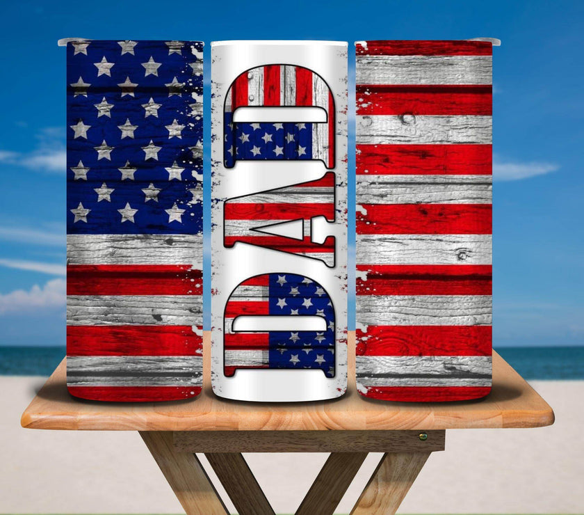 All American Dad Flag 20oz Tumbler - My Store
