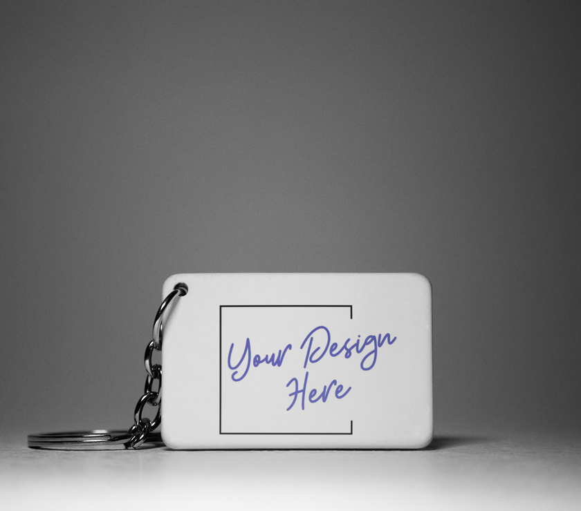 Keychain - Personalized with Logo and/or QR Code image 2