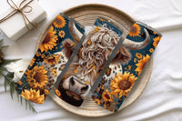 Bull with Sunflowers Tumbler 20oz | Insulated Travel Cup, Durable Stainless Steel, Perfect Gift for Cowgirls & Sunflower Lovers - My Store