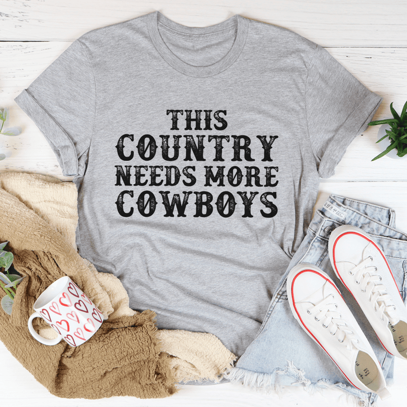This Country Needs More Cowboys T-Shirt image 1
