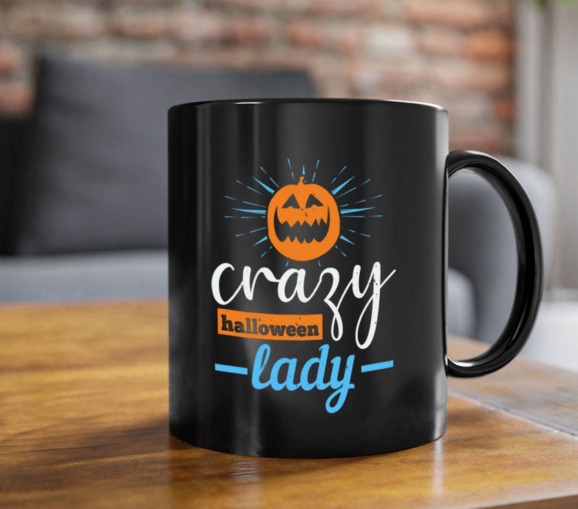 crazy halloween lady halloween-Mug / Cup - My Store