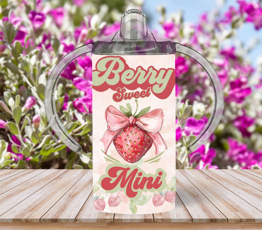 Berry Sweet Mama and Mini Matching Tumblers Set - 20 oz Tumbler & 12 oz Sippy Cup - Mom and Child Drinkware Gift - My Store