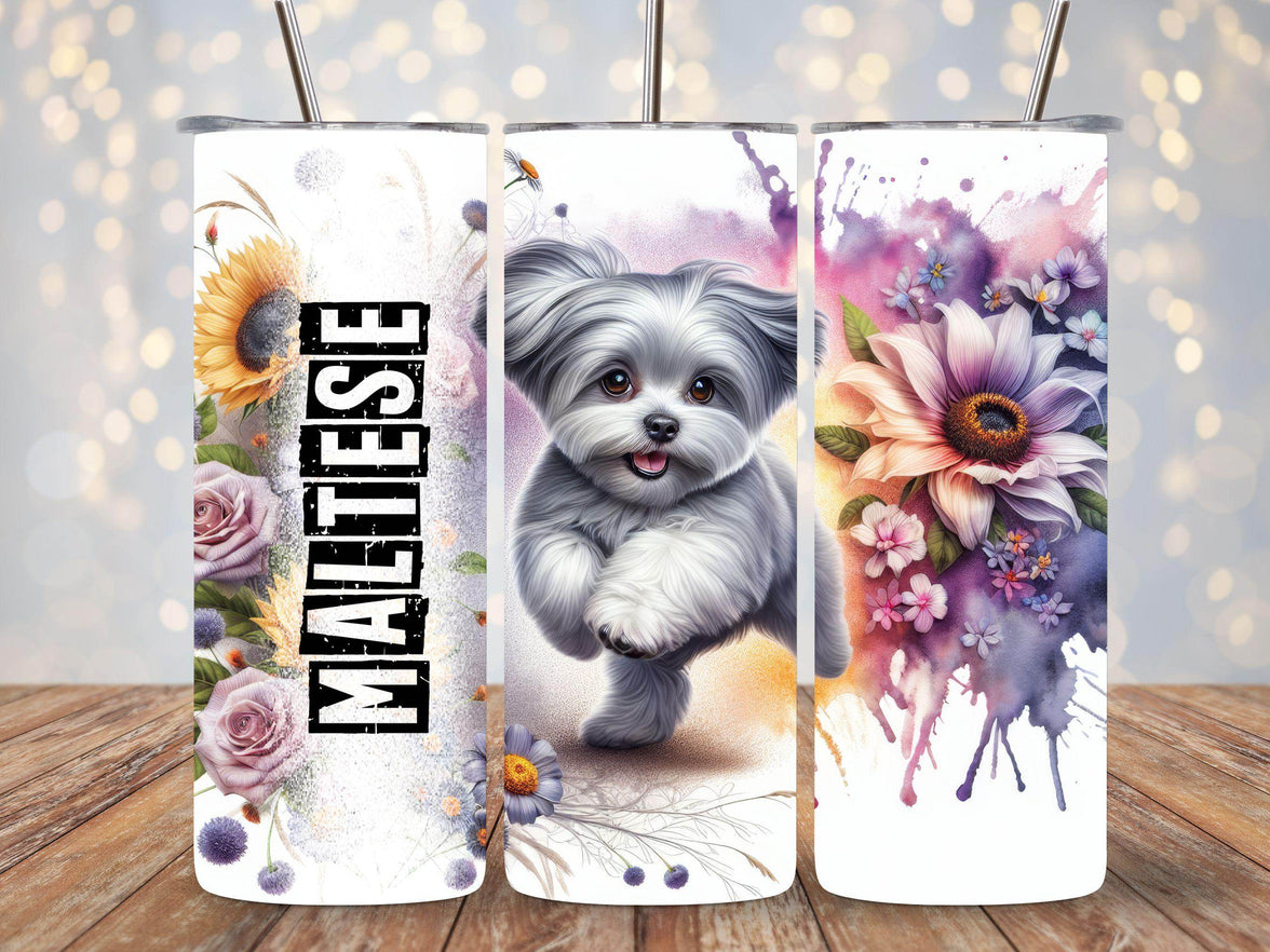 Dog Mom- Choose from either Great Dane, Maltese, Dachshund, or Golden Retriever 20oz Tumblers - My Store