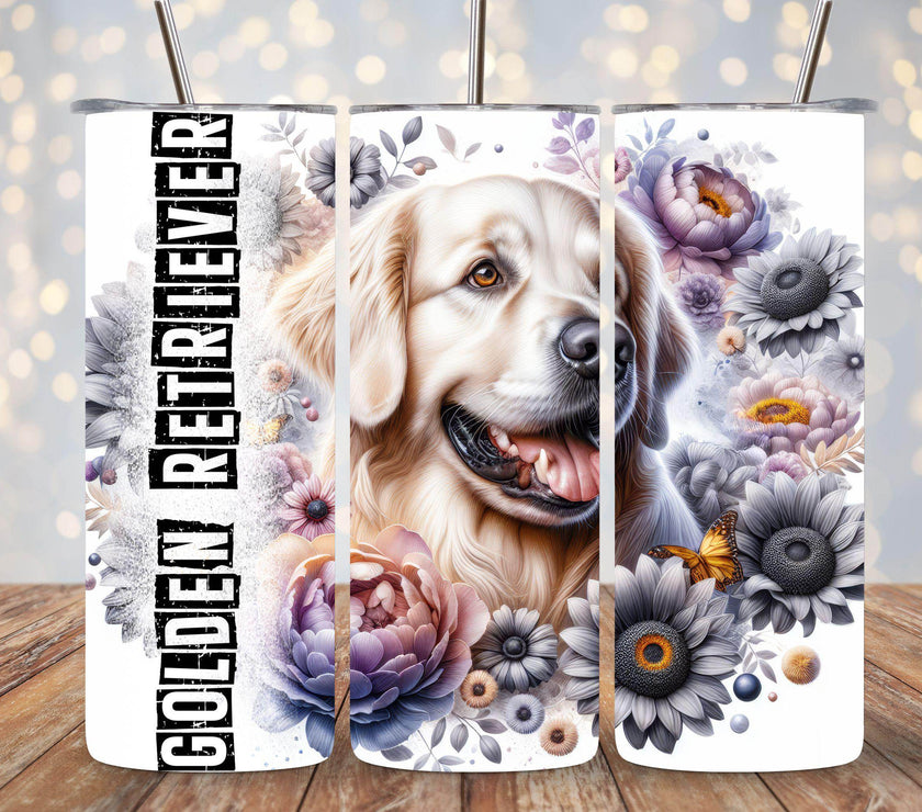 Dog Mom- Choose from either Great Dane, Maltese, Dachshund, or Golden Retriever 20oz Tumblers - My Store