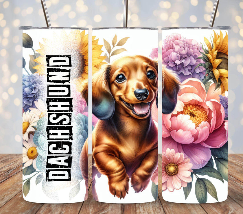 Dog Mom- Choose from either Great Dane, Maltese, Dachshund, or Golden Retriever 20oz Tumblers - My Store