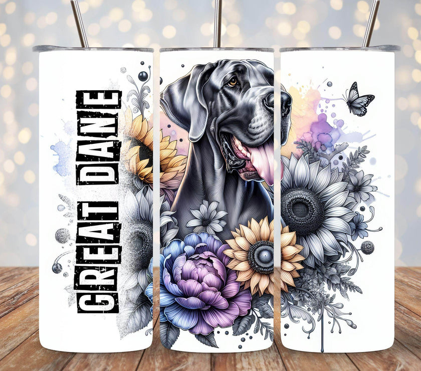 Dog Mom- Choose from either Great Dane, Maltese, Dachshund, or Golden Retriever 20oz Tumblers - My Store