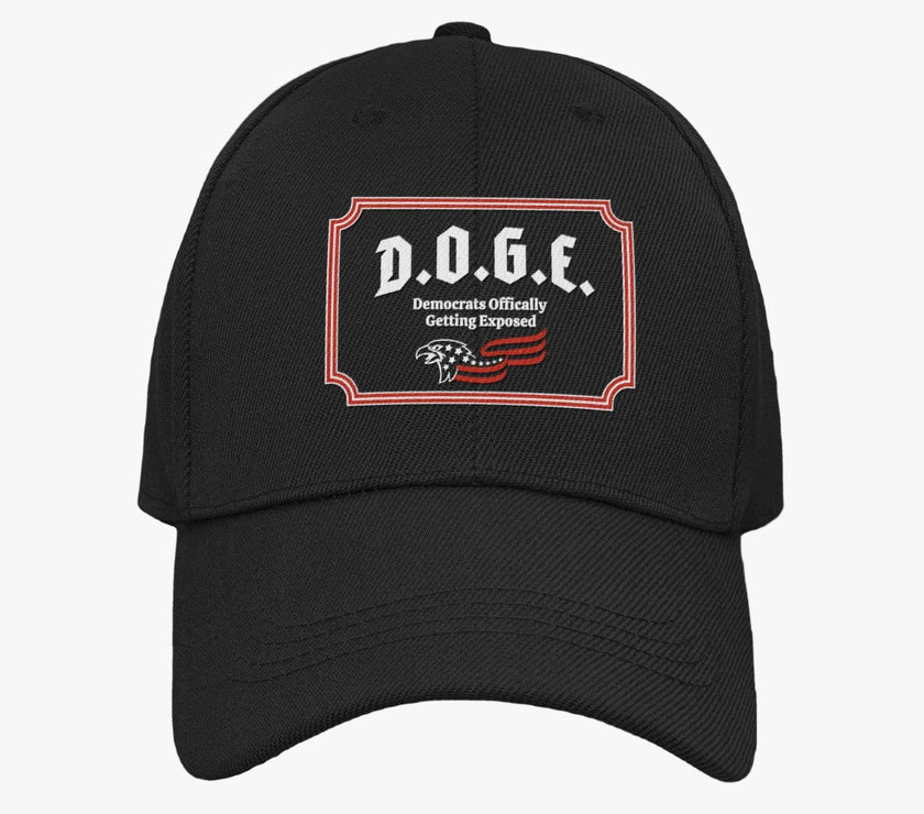 DOGE | Democrats Officially Getting Exposed Trucker Cap | Adjustable Unisex Hat - My Store